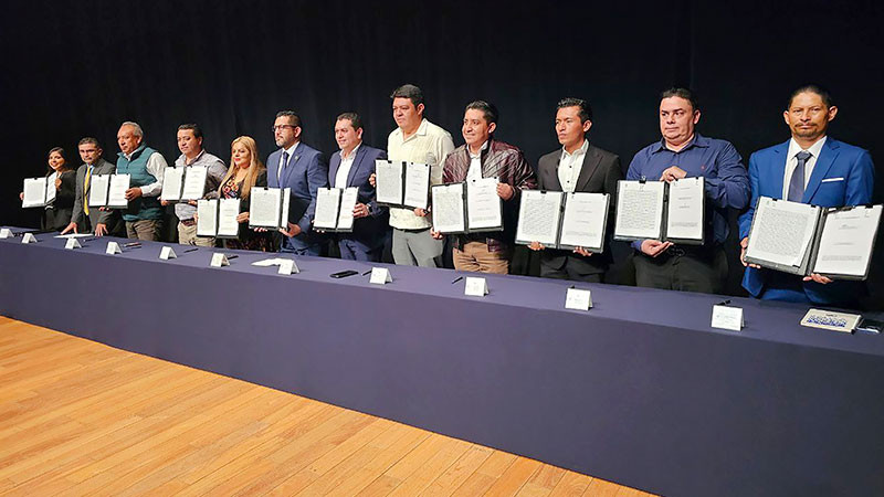 Municipios firman convenio de coordinaciÃ³n para la regulaciÃ³n de establecimientos con venta de alcohol