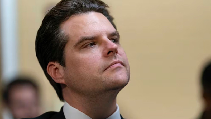 En medio de escÃ¡ndalo sexual, Matt Gaetz se retira de dominaciÃ³n para fiscal general de EEUU