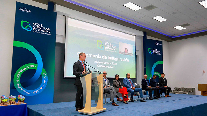 Marco Del Prete inaugura CO2 & Circular Economy Business Summit 2024, en QuerÃ©taro 