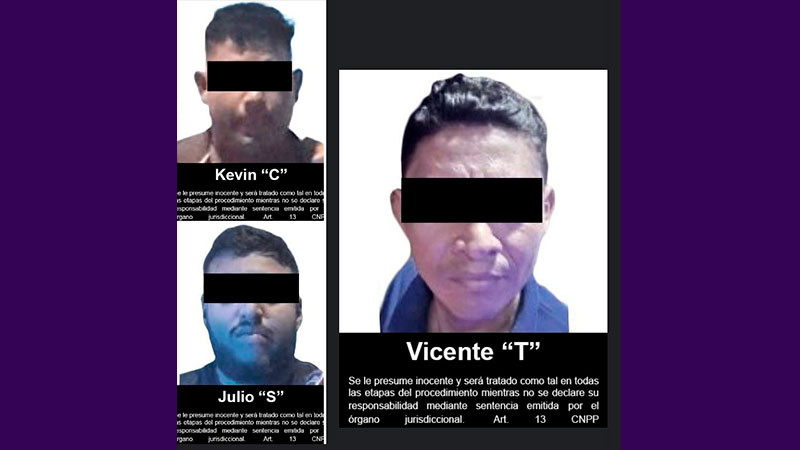 FGR obtiene vinculaciÃ³n a proceso en contra de tres presuntos integrantes de una organizaciÃ³n delictiva