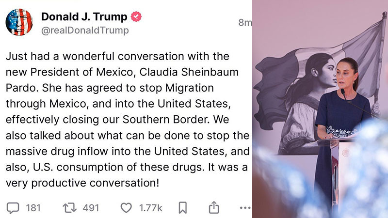 Sheinbaum aclara la postura de MÃ©xico sobre tema migratorio