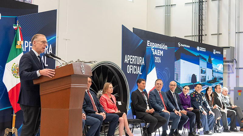 InaugurÃ³ Marco Del Prete ampliaciÃ³n de Safran Aircraft Engines MÃ©xico, en QuerÃ©taro 