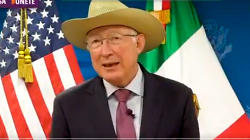 El 7 de enero, Ãºltimo dÃ­a de Ken Salazar como embajador de EU en MÃ©xico
