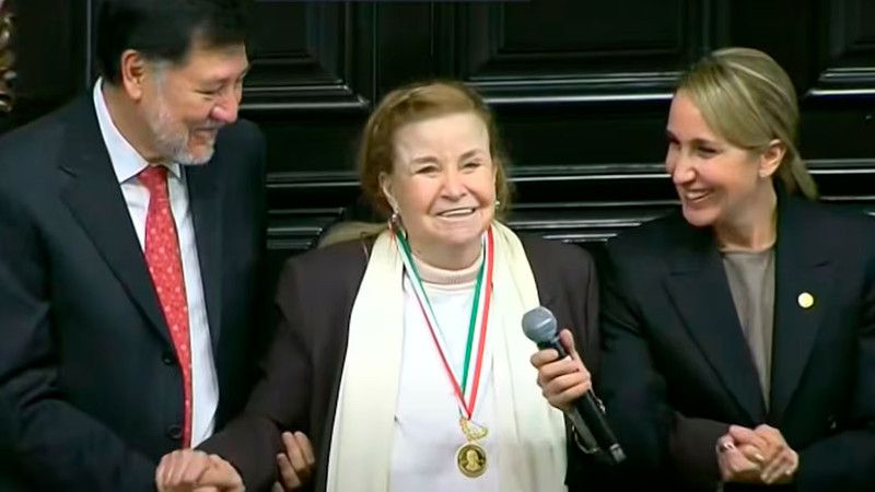 Senado entrega Medalla Belisario DomÃ­nguez a la periodista Ninfa MarÃ­a DeÃ¡ndar