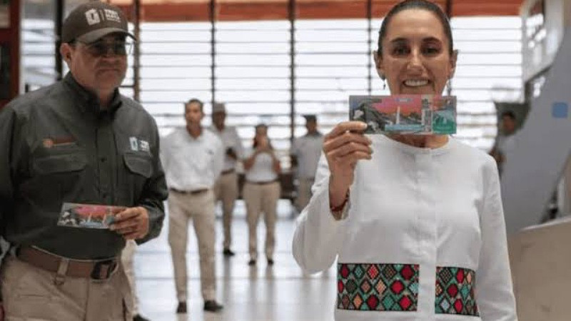 Claudia Sheinbaum encabeza primer recorrido del tramo Palenque-Chetumal del Tren Maya