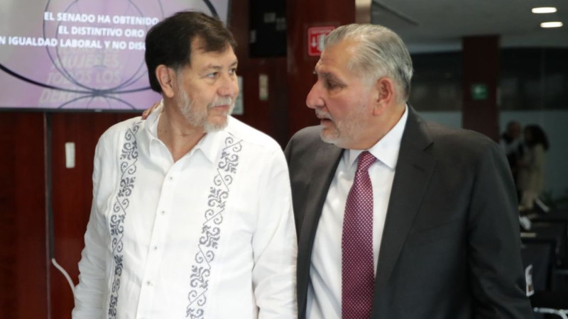 FernÃ¡ndez NoroÃ±a y AdÃ¡n Augusto LÃ³pez se reÃºnen con Sheinbaum en Palacio Nacional 