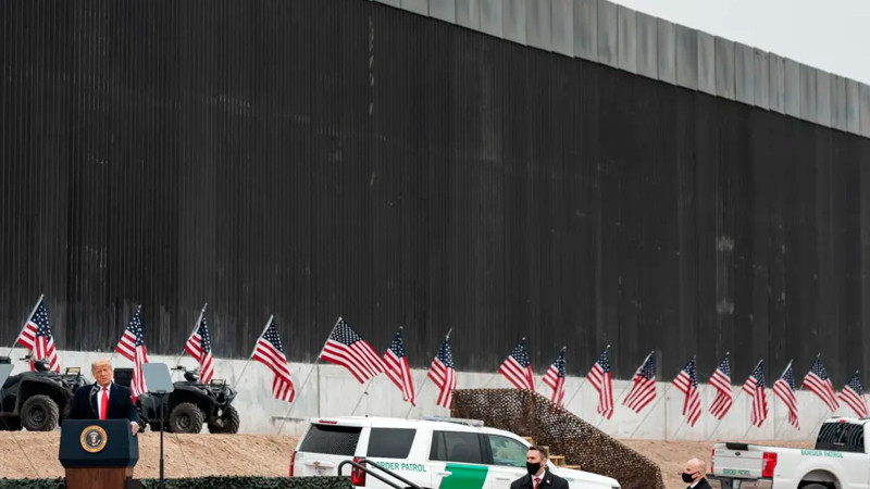 Trump se compromete a continuar construcciÃ³n del muro fronterizo; 