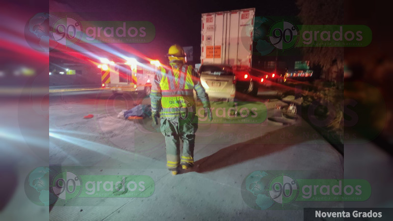 Deja una persona muerta accidente en la autopista federal 57 MÃ©xico- QuerÃ©taro 