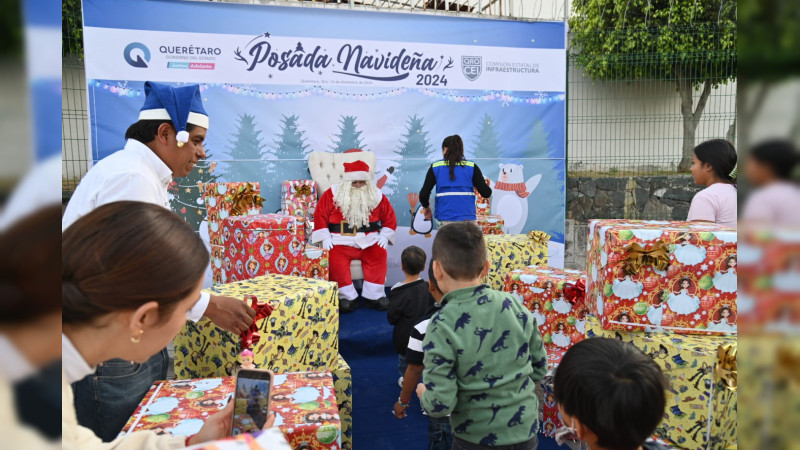 La CEI refuerza cercanÃ­a social con una posada navideÃ±a en el norponiente de la capital queretana
