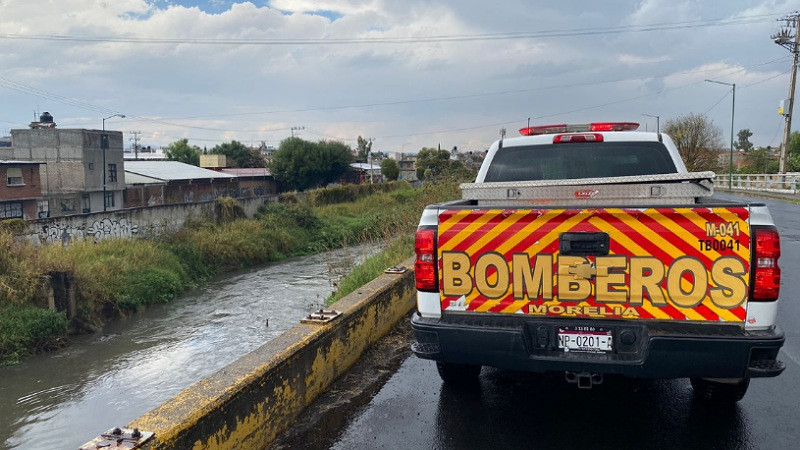 Despliega Gobierno de Morelia brigadas para atender incidencias por fuerte lluvia de este domingo