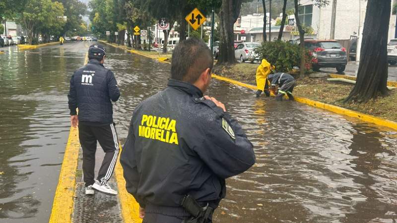 Lluvia y granizo sorprende a habitantes de Morelia, MichoacÃ¡n