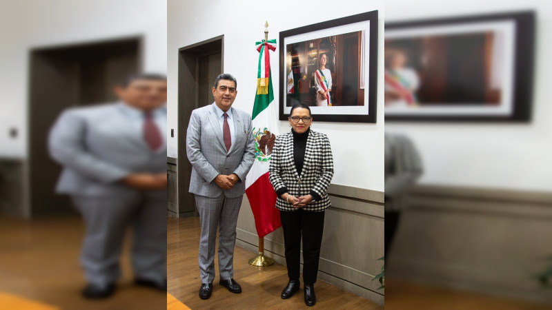 Rosa Icela RodrÃ­guez se reÃºne con el prÃ³ximo titular del INM