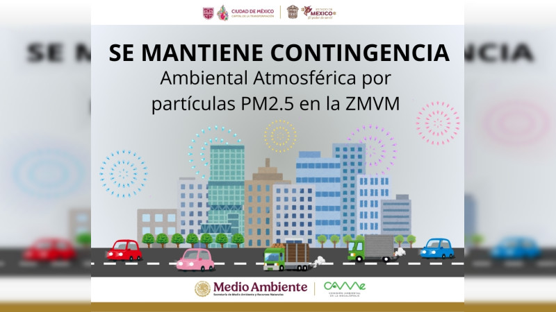 ContinÃºa contingencia ambiental en la Ciudad de MÃ©xico