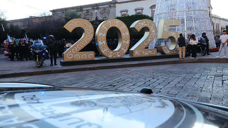 SecretarÃ­a de Seguridad Ciudadana de QuerÃ©taro reporta saldo blanco en festividades decembrinas, fin de aÃ±o y dÃ­a de reyes