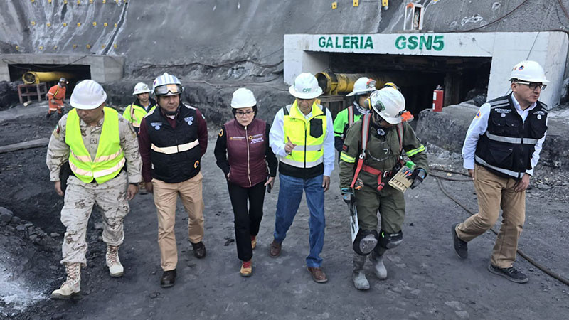 Autoridades federales se reunieron con familias de los mineros de El Pinabete para presentar avances en la bÃºsqueda del Ãºltimo trabajador