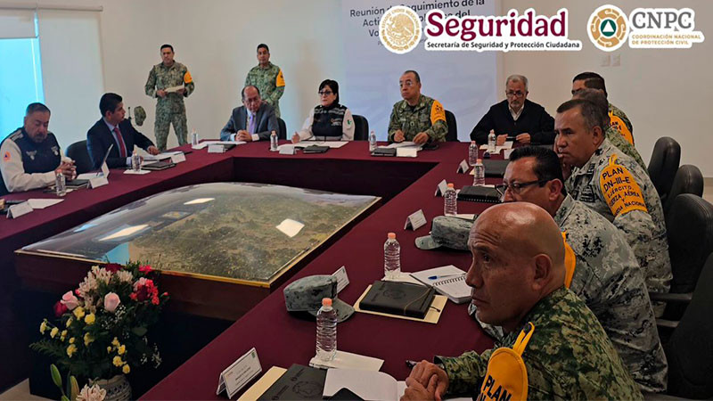 Acuerdan autoridades federales de Puebla y Tlaxcala reforzar acciones de prevenciÃ³n por actividad del VolcÃ¡n PopocatÃ©petl