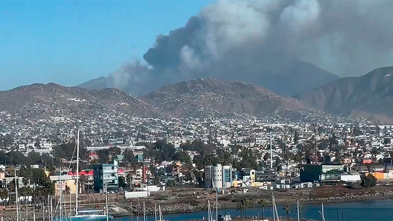 Dejan daÃ±os de mÃ¡s de mil hectÃ¡reas pastizales, cuatro incendios en Ensenada, Baja California