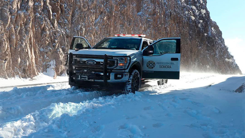 Reabren Puerto San Luis, tras debilitarse tormenta invernal en Sonora
