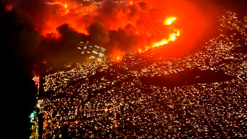 MÃ©xico envÃ­a personal para ayudar a controlar incendios en Los Ãngeles