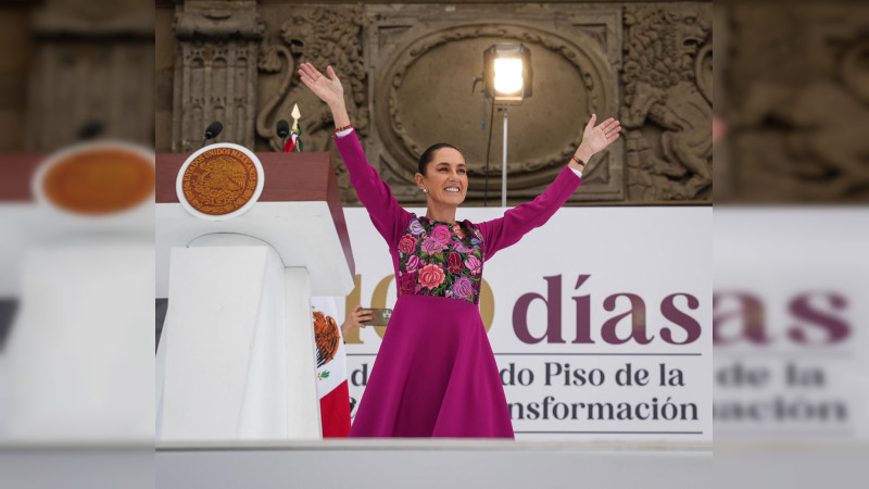 Promete Sheinbaum hospitales, autopistas, mejoras al Puerto LZC y planta de leche para MichoacÃ¡n