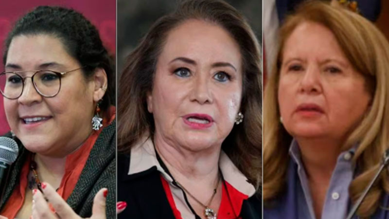 Denuncian a las ministras Ortiz, Esquivel y Batres por actos anticipados de campaÃ±a; piden una contienda equitativa