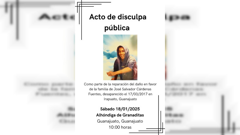 Guanajuato: Familiares de JosÃ© Salvador CÃ¡rdenas Fuentes exigen justicia tras 7 aÃ±os de su desapariciÃ³n forzada