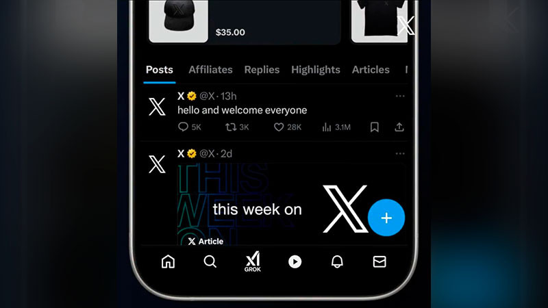 Lanza X una nueva pestaÃ±a de video inmersivo para usuarios de Estados Unidos