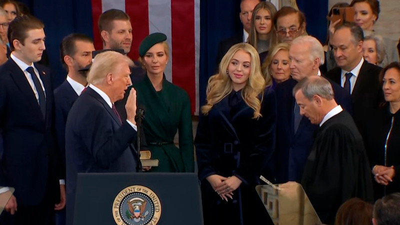Trump jura por segunda vez como presidente de Estados Unidos; asegura que comienza la 