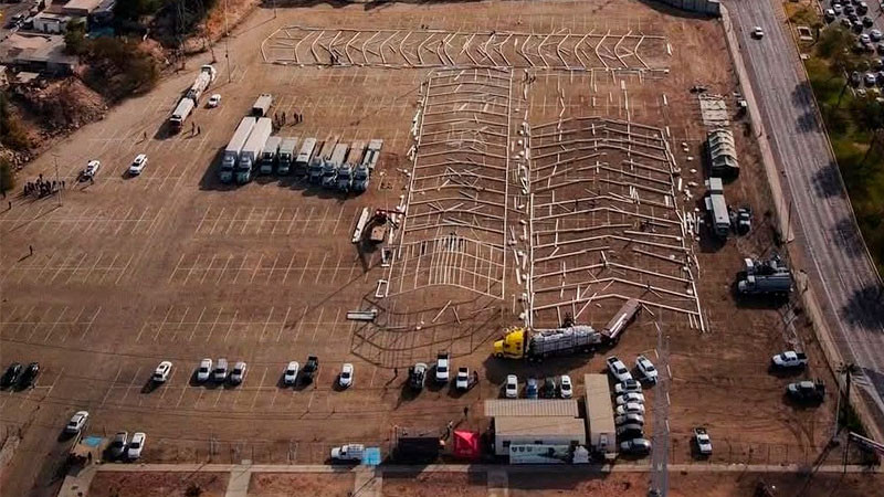 Instala la SEMAR albergue en Mexicali para migrantes que sean deportados