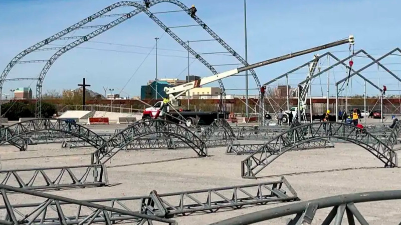 Albergues para migrantes terminarÃ¡n de instalarse este fin de semana, asegura Sheinbaum