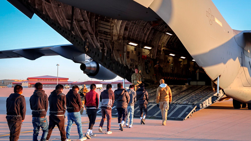 Inician vuelos de deportaciÃ³n de migrantes, anuncia la Casa Blanca