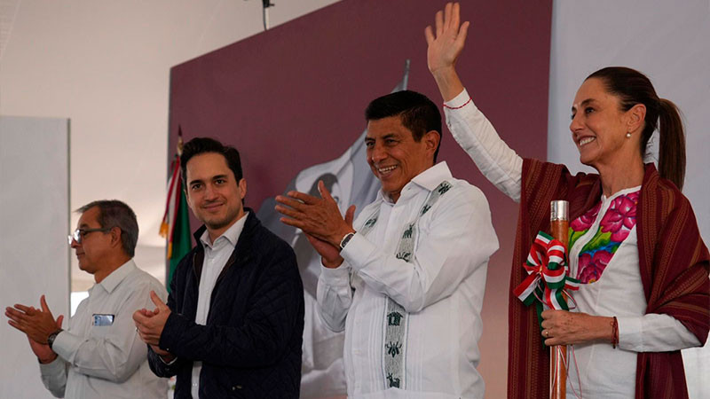 Sheinbaum inaugura la carretera Mitla â€“ Tehuantepec en Oaxaca