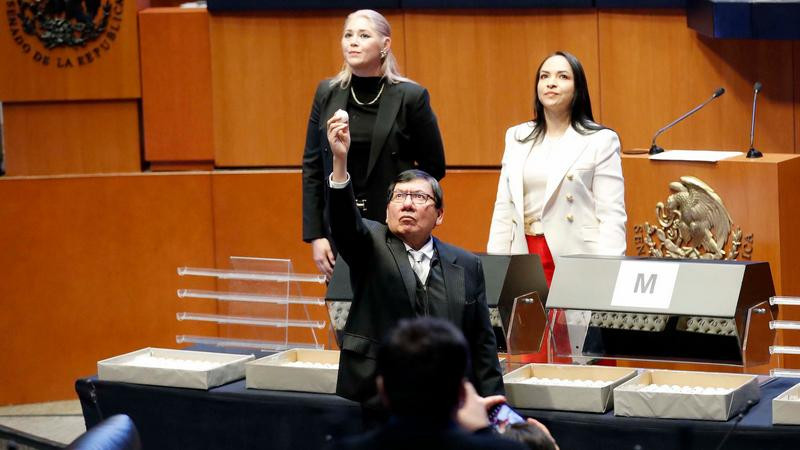 Senado concluye tÃ³mbola de aspirantes que buscan cargos del Poder Judicial, ahora por el voto popular