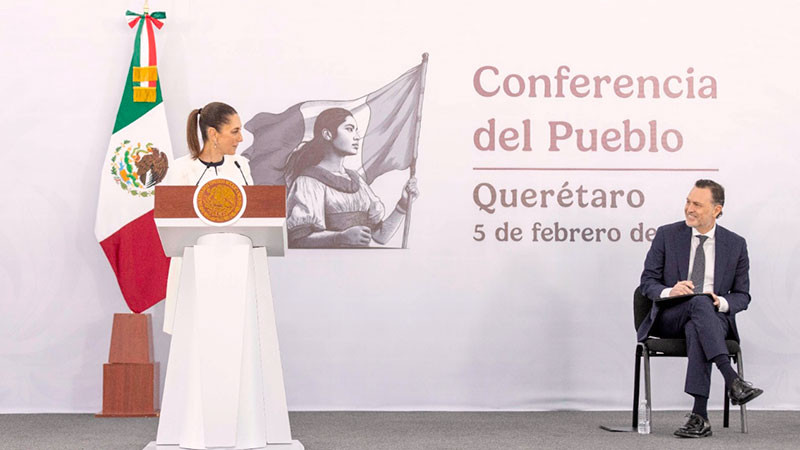 Claudia Sheinbaum anuncia que apoyarÃ¡ proyectos del estado de QuerÃ©taro 