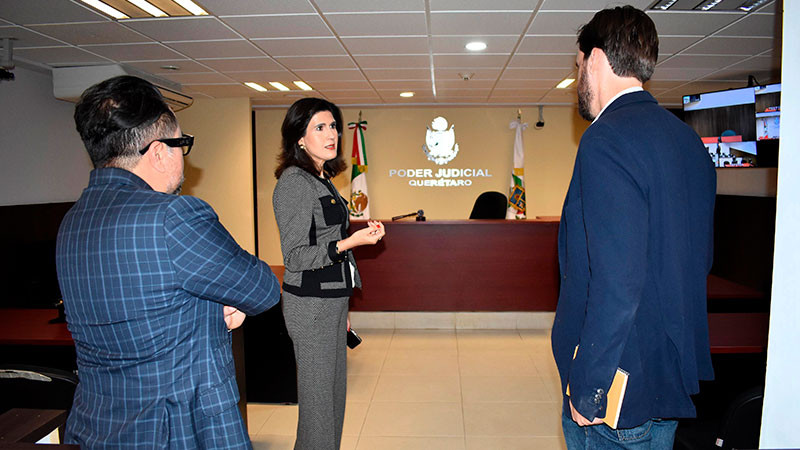 Comparte QuerÃ©taro buenas prÃ¡cticas en Justicia Penal y Justicia CÃ­vica con Human Rights Watch