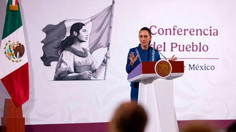 Presidenta Claudia Sheinbaum proyecta conclusiÃ³n del corredor interoceÃ¡nico del istmo de Tehuantepec para el primer semestre de 2026