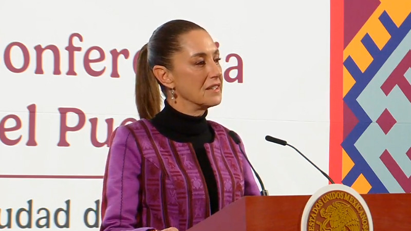 Sheinbaum reacciona a elogios de Trump a campaÃ±a mexicana contra estupefacientes
