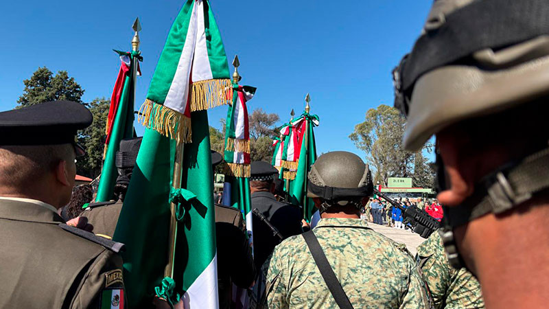 Mexicanos deben resguardar sÃ­mbolos patrios: comandante militar