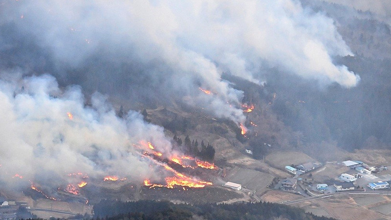Incendios forestales en JapÃ³n deja una persona sin vida y miles de evacuados