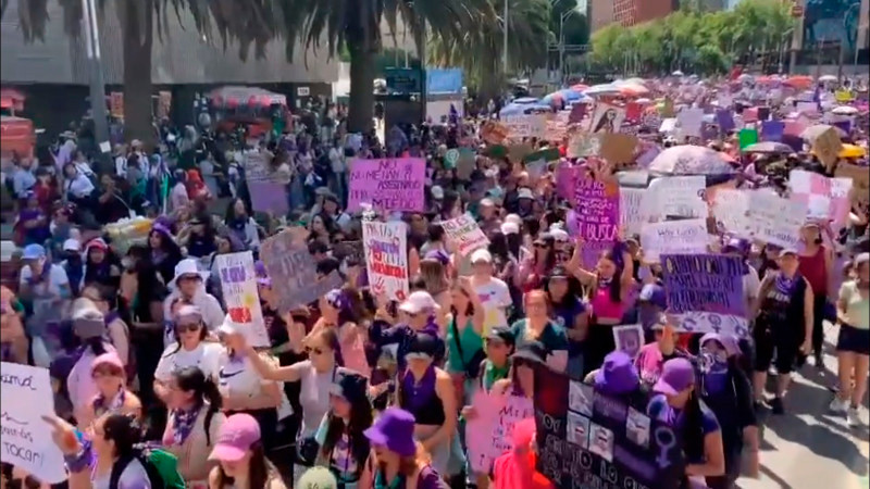 Â¿A quÃ© hora inicia la megamarcha por el 8M en la CDMX? AquÃ­ de te lo contamos 