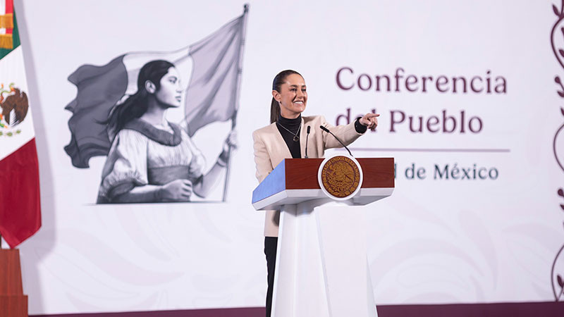 Claudia Sheinbaum destaca disminuciÃ³n del 15 por ciento en homicidios dolosos de septiembre 2024 a febrero 2025