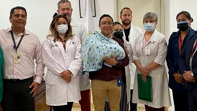 Dan de alta al bebÃ© que abandonaron en una calle de TultitlÃ¡n