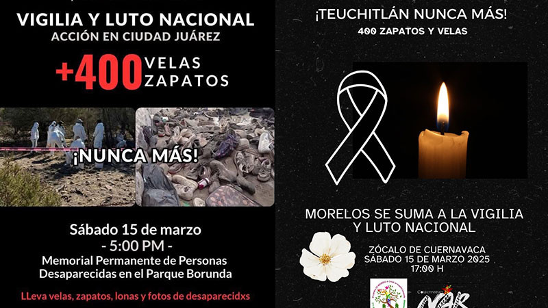 Colectivos piden a partidos polÃ­ticos no â€œabanderarâ€ la vigilia y luto nacional