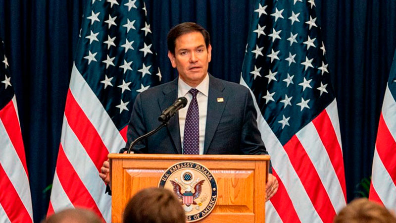 Marco Rubio reconoce a Sheinbaum para combatir a grupos criminales 