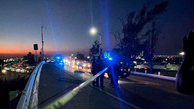 Hombre muere atropellado en la autopista MÃ©xico-QuerÃ©taro
