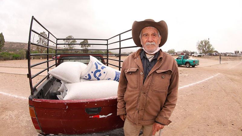Entrega SEDEA maÃ­z para consumo humano en ColÃ³n, QuerÃ©taro