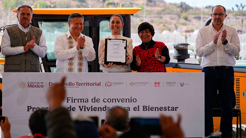 Inicia Claudia Sheinbaum la construcciÃ³n de 31 mil 500 viviendas del programa Viviendas para el Bienestar en Hidalgo