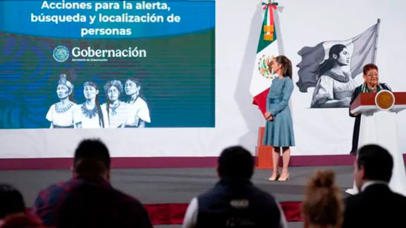 Claudia Sheinbaum presenta reformas para combatir el delito de desapariciÃ³n como la creaciÃ³n de la plataforma Ãºnica de identidad