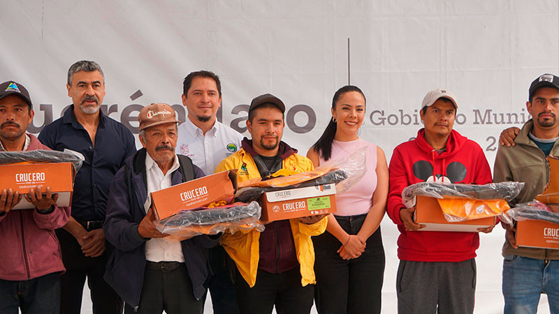 Gobierno de QuerÃ©ndaro Dota de Uniformes a Brigadistas Contra Incendios con Apoyo de COFOM: Diana Caballero