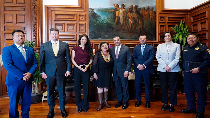 Sostienen reuniÃ³n Clara Brugada y Omar GracÃ­a Harfuch; seguridad en el Mundial 2026, el tema